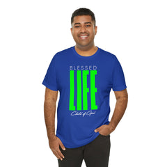 Blessed Life Men's Jersey Short Sleeve Tee