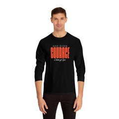 God Given Courage Men's Long Sleeve T-Shirt