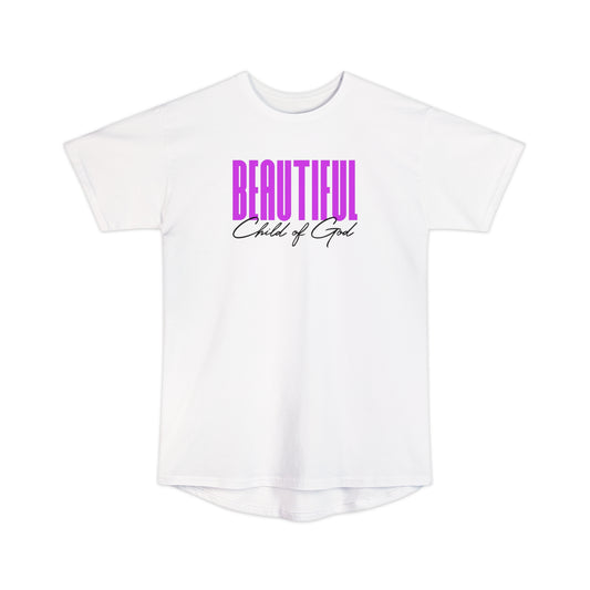 Beautiful Child of God Unisex Long Body Urban Tee