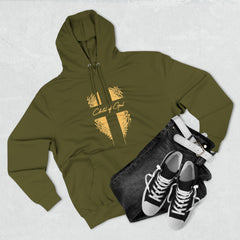 Shield and Cross Men's Premium Pullover Hoodie