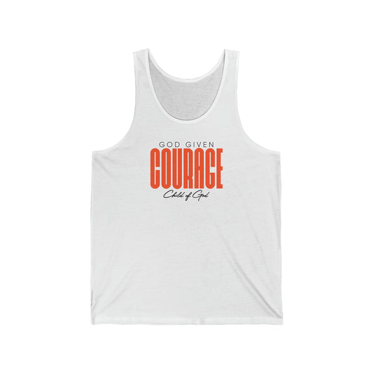 God Given Courage Men's Jersey Tank