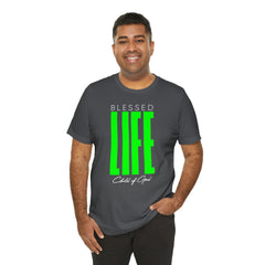 Blessed Life Men's Jersey Short Sleeve Tee