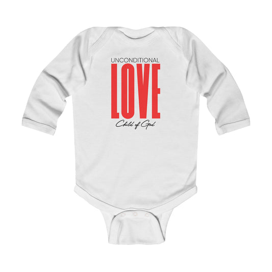 Unconditional Love Infant Long Sleeve Bodysuit