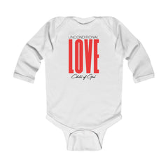 Unconditional Love Infant Long Sleeve Bodysuit