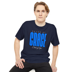 Saved by Grace Men's Long Body Urban Tee