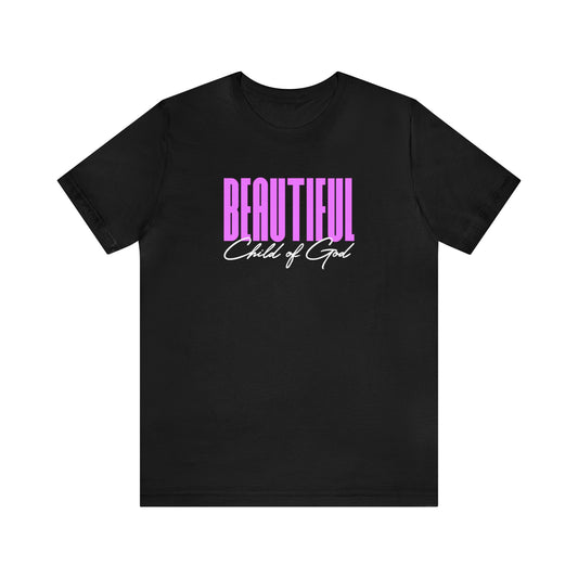 Linda camiseta unissex de manga curta Child of God