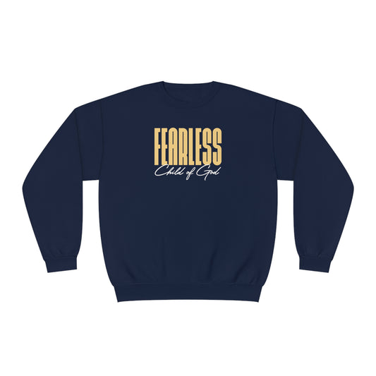 Fearless Child of God Men's NuBlend® Crewneck Sweatshirt