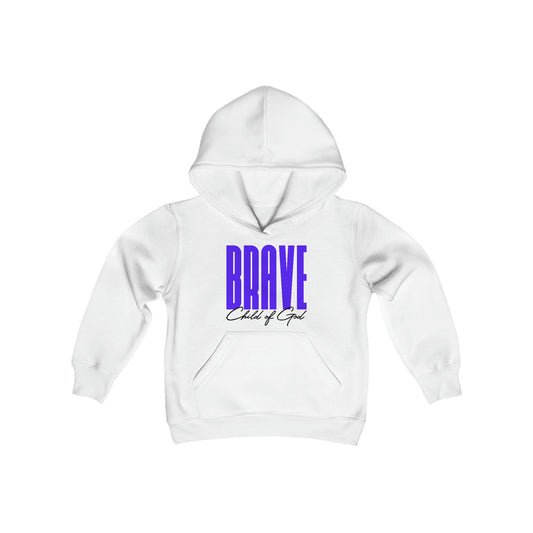 Brave Child of God Youth Heavy Blend Hooded Sweatshirt