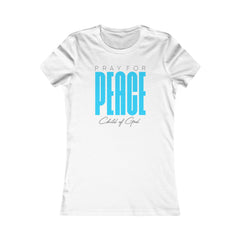Pray for Peace Women's Favorite Tee