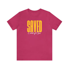 Saved Child of God Unisex Jersey Short Sleeve Tee