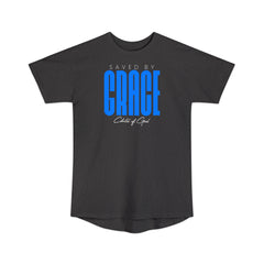 Saved by Grace Men's Long Body Urban Tee