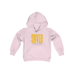 Saved Child of God Youth Heavy Blend Hooded Sweatshirt