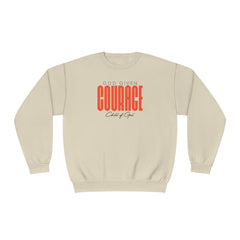 God Given Courage Men's NuBlend® Crewneck Sweatshirt