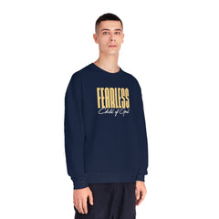 Fearless Child of God Men's NuBlend® Crewneck Sweatshirt