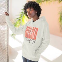 Blessed Child of God Women's Premium Pullover Hoodie