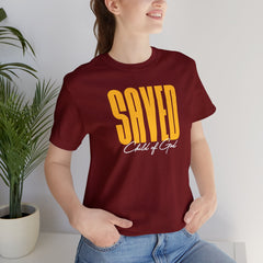 Saved Child of God Unisex Jersey Short Sleeve Tee