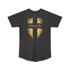 Shield and Cross Men's Long Body Urban Tee
