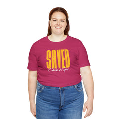 Saved Child of God Unisex Jersey Short Sleeve Tee