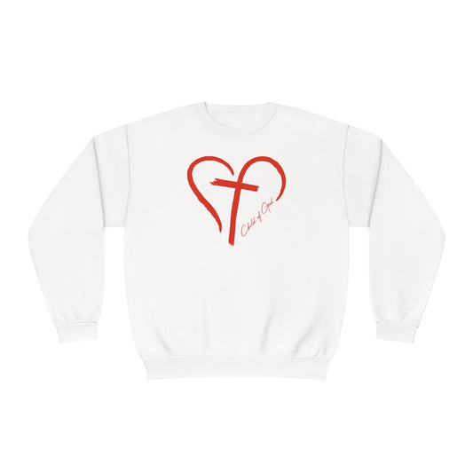 Heart and Cross Men's NuBlend® Crewneck Sweatshirt