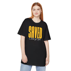 Saved Child of God Unisex Long Body Urban Tee
