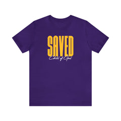 Saved Child of God Unisex Jersey Short Sleeve Tee