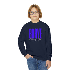 Brave Child of God Youth Crewneck Sweatshirt