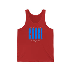 Saved by Grace Men's Jersey Tank
