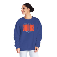 God Given Courage Unisex NuBlend® Crewneck Sweatshirt