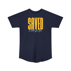 Saved Child of God Unisex Long Body Urban Tee