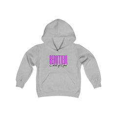 Beautiful Child of God Youth Heavy Blend Hooded Sweatshirt
