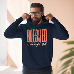 Blessed Child of God Men's Premium Pullover Hoodie