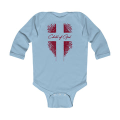 Shield and Cross Infant Long Sleeve Bodysuit