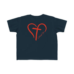 Heart and Cross Toddler's Fine Jersey Tee