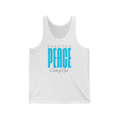 Pray for Peace Men's Jersey Tank