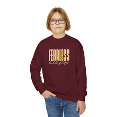 Fearless Child of God Youth Crewneck Sweatshirt