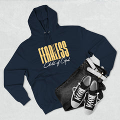 Fearless Child of God Men's Premium Pullover Hoodie