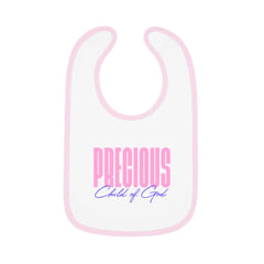 Precious Child of God Baby Contrast Trim Jersey Bib