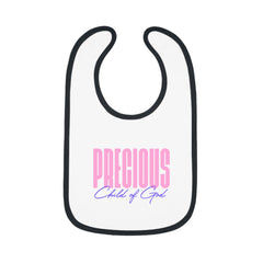 Precious Child of God Baby Contrast Trim Jersey Bib