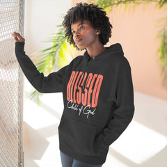 Blessed Child of God Women's Premium Pullover Hoodie