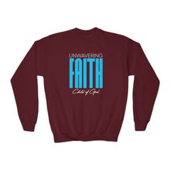 Unwavering Faith Youth Crewneck Sweatshirt