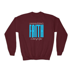 Unwavering Faith Youth Crewneck Sweatshirt