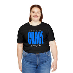 Saved By Grace Unisex Jersey Short Sleeve Tee