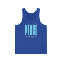 Pray for Peace Men's Jersey Tank