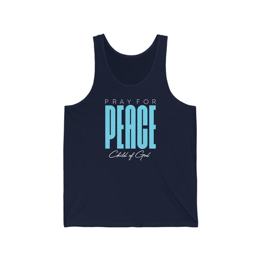 Pray for Peace Women's Jersey Tank