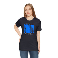 Saved By Grace Unisex Jersey Short Sleeve Tee