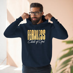 Fearless Child of God Men's Premium Pullover Hoodie