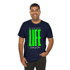 Blessed Life Men's Jersey Short Sleeve Tee