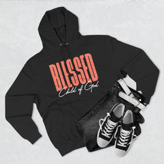 Blessed Child of God Men's Premium Pullover Hoodie