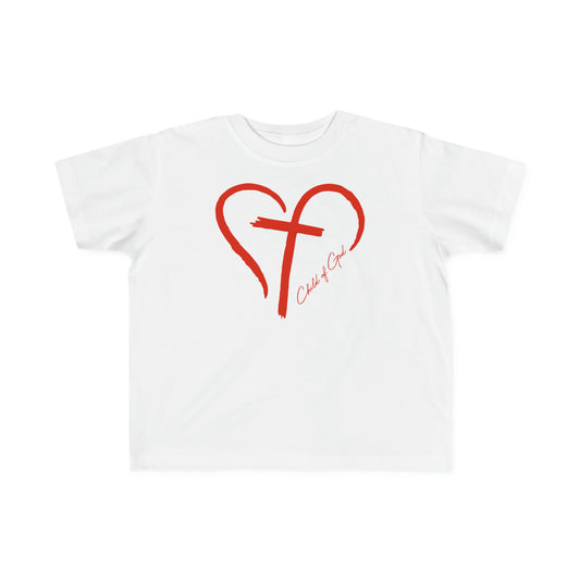 Heart and Cross Toddler's Fine Jersey Tee