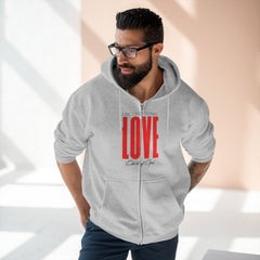 Unconditional Love Men's Premium Full Zip Hoodie